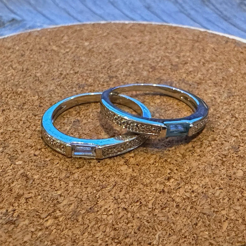 Silver Ring Set - Picture 2 of 2